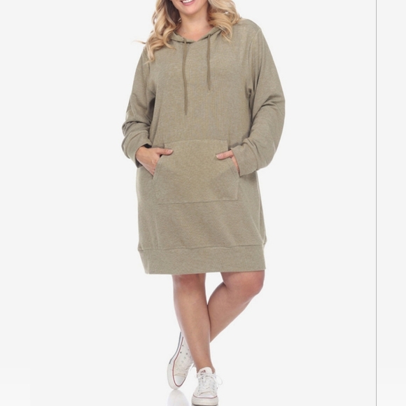 White Mark Dresses & Skirts - WHITE MARK SWEATSHIRT DRESS NWT